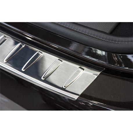 Ladekantenschutz für BMW 2er F46 Gran Tourer Schutzfolie Carbon Silber 3D 160µm 