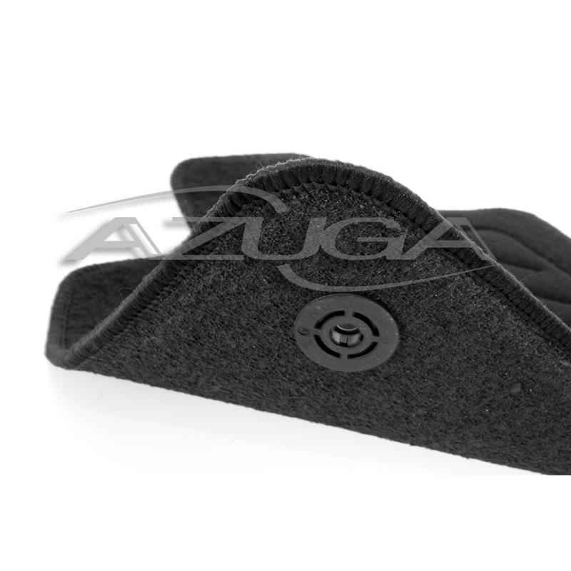 Textil-Fußmatten passend für VW Golf 7 ab 2012/VW Golf 8 ab 2020/Seat Leon  ab 2013 (runde Clips)