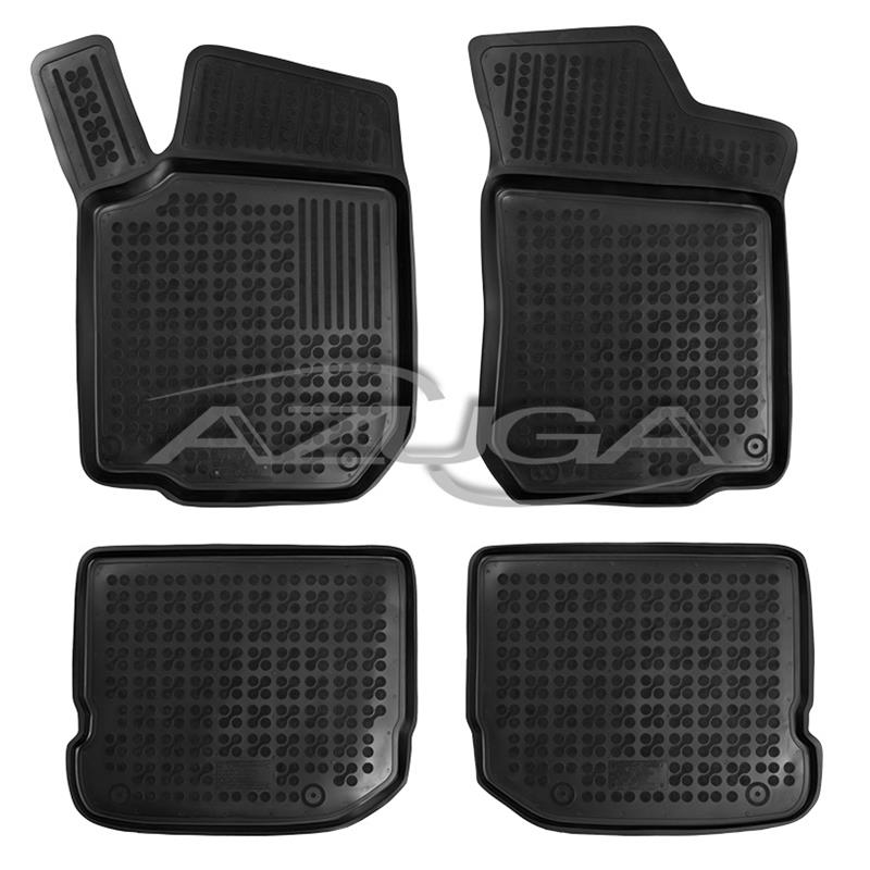 Hohe Gummi-Fußmatten passend für VW Golf 4/Bora/Beetle 1/Seat Leon 1 | AZUGA