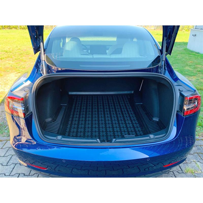 Gummi-Kofferraumwanne passend für Tesla Model 3 ab 2018-9/2023 (hinten)