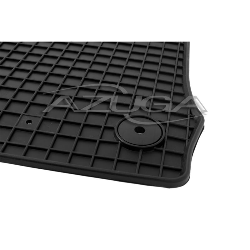 Schönek Universal Gummimatte, Auto Fußmatte, 60 x 50 cm in Schwarz
