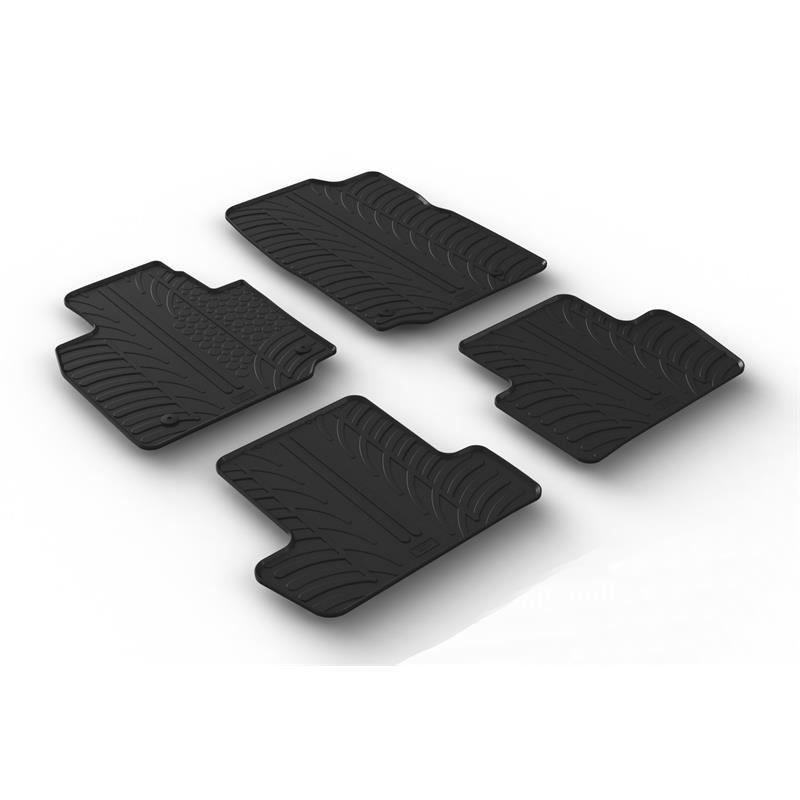 AZUGA Auto-Fußmatten Hohe Gummi-Fußmatten passend für Mazda MX-30 ab 2020  4-tlg., für Mazda MX-30 SUV