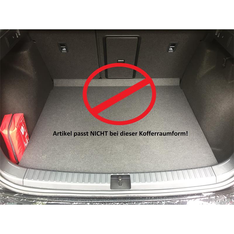 Gummi-Kofferraumwanne passend für Seat Ateca ab 2016 (vertiefter Boden)