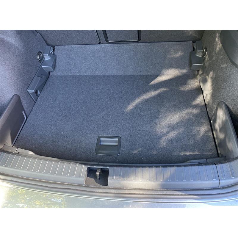 Kofferraumwanne passend AZUGA Anti-Rutsch-Matte Boden ab Karoq (variabler mit unten) ab für Ateca 2017 | Seat 2016/Skoda