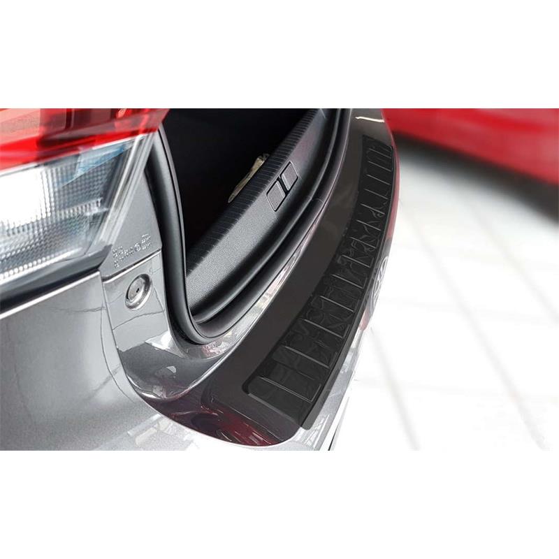 Ladekantenschutz Edelstahl passend für Opel Corsa F ab 11/2019  Edition/Elegance (anthrazit) | AZUGA | Abdeckblenden