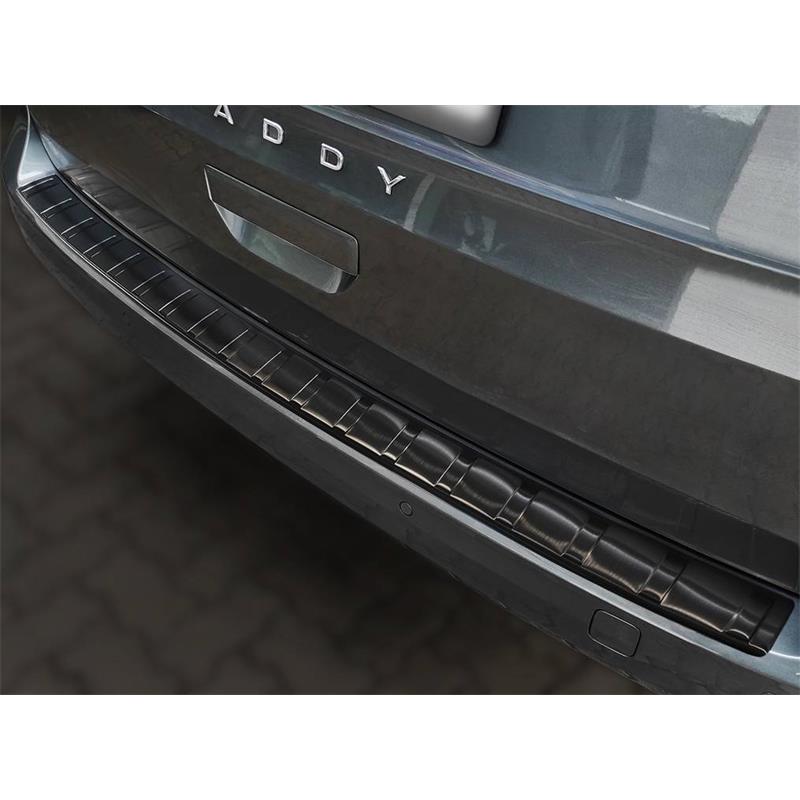 Ladekantenschutz Edelstahl für Caddy Tourneo passend V Connect VW ab ab (anthrazit) 11/2020/Ford 5/2022 AZUGA 