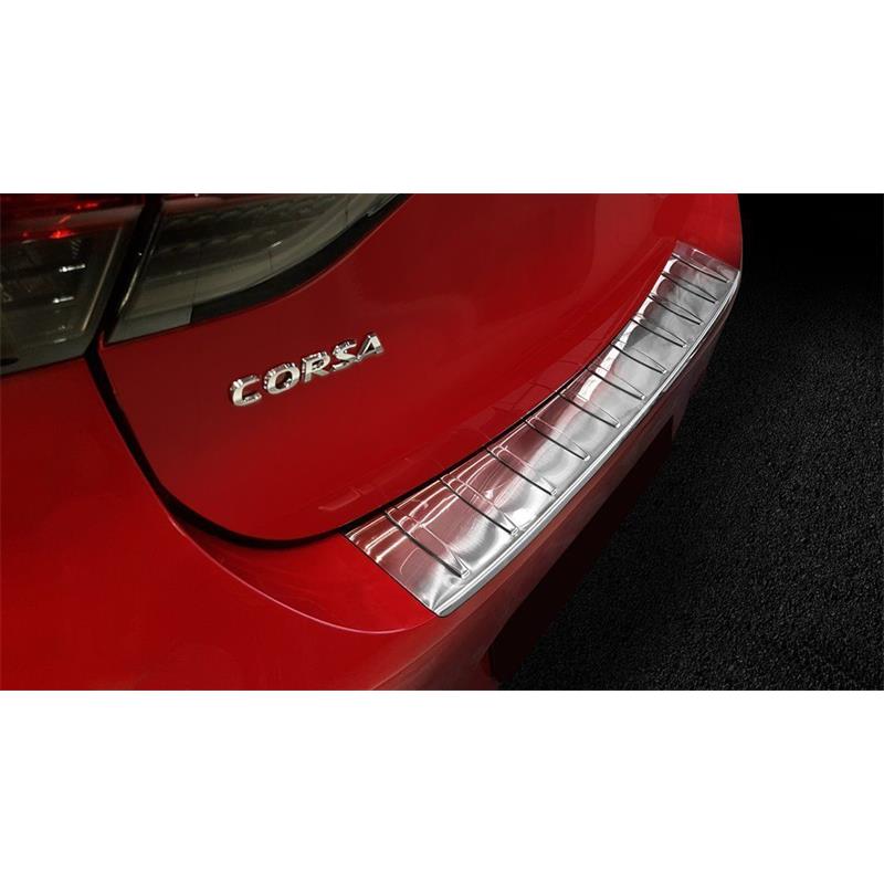 Ladekantenschutz Edelstahl passend für Opel Corsa F ab 11/2019 GS  Line/Ultimate (anthrazit)