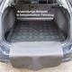 Kofferraumwanne mit Stoßstangenschutz für Ford Mustang Mach-E ab 2021 (oberer Boden)